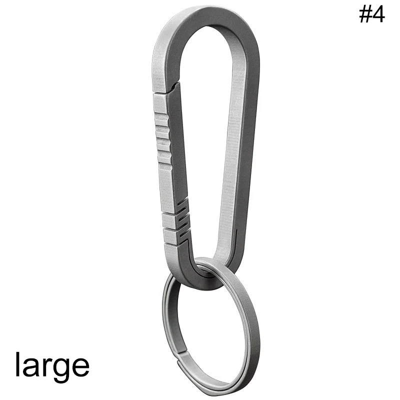 

Titanium Alloy Carabiner Mini Portable Lightweight Hanging Buckle for Outdoor EDF88