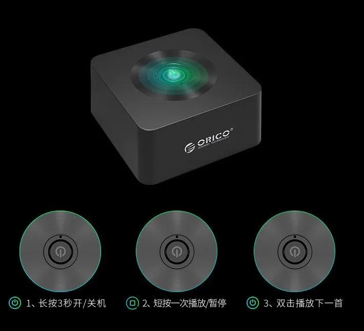 Orico Bluetooth стерео звуковой адаптер аудио приемник мобильный телефон без потерь качество звука портативный приемник Bluetooth