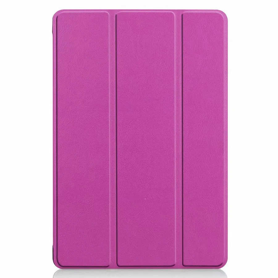 Чехол для нового планшета huawei M5 Lite10 дюймов для MediaPad M5 Lite 10,1 BAH2-L09/W19 DL-AL09 смарт-чехол+ пленочная ручка - Цвет: purpe