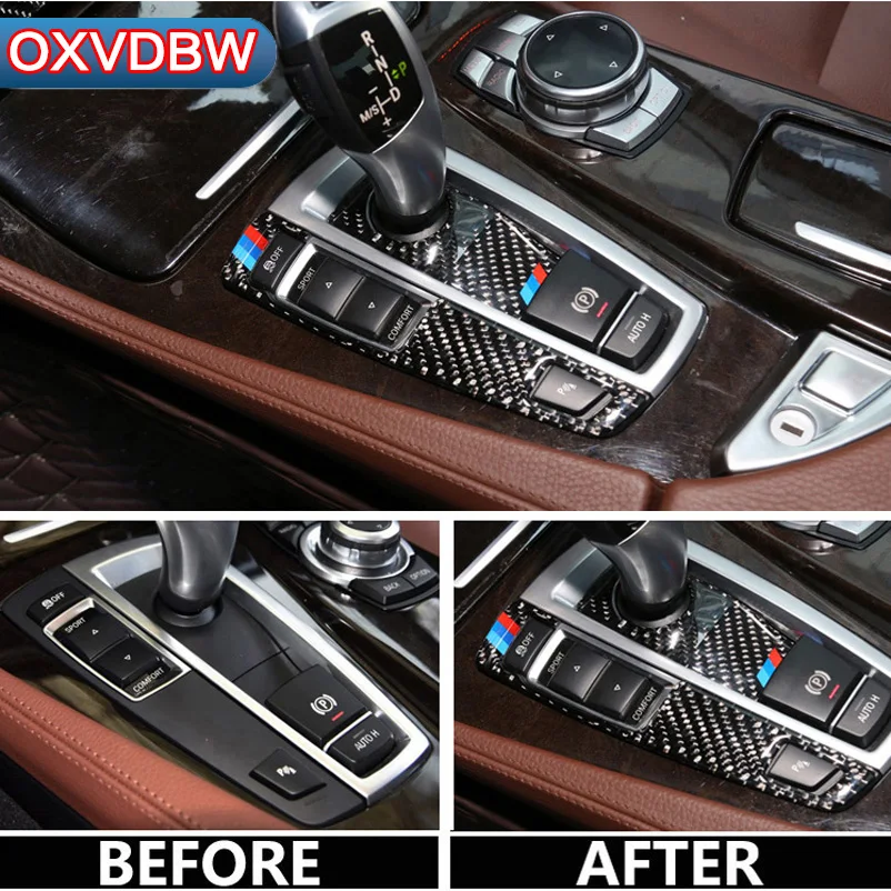 Аксессуары для BMW F07 F10 F25 F26 панель переключения передач из углеродного волокна