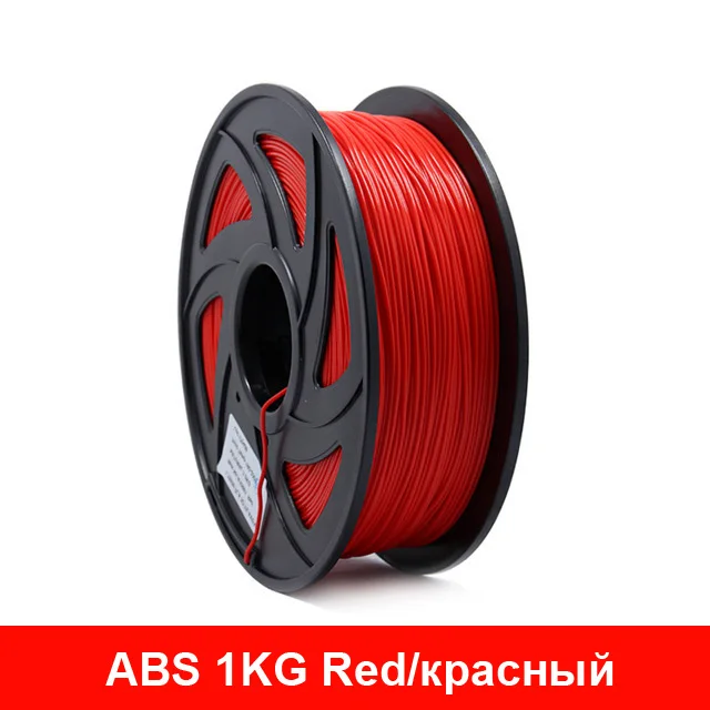 Новинка 0,5 кг/1 кг 1,75 мм Плавная абляция для 3D-принтера печатная ручка нити материалы - Цвет: ABS 1KG Red