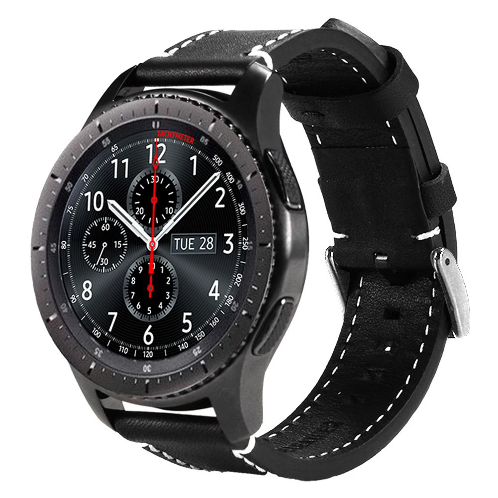 Ремешок из натуральной кожи Eastar для samsung gear S3 Band Frontier ремешок для xiaomi huami amazfit bip pace lite ремешок