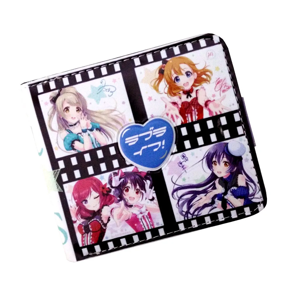Аниме Lovelive Kousaka Honoka/Minami kotory/Nico/Ayase Eli/Sonoda Umi искусственная кожа короткий кошелек с