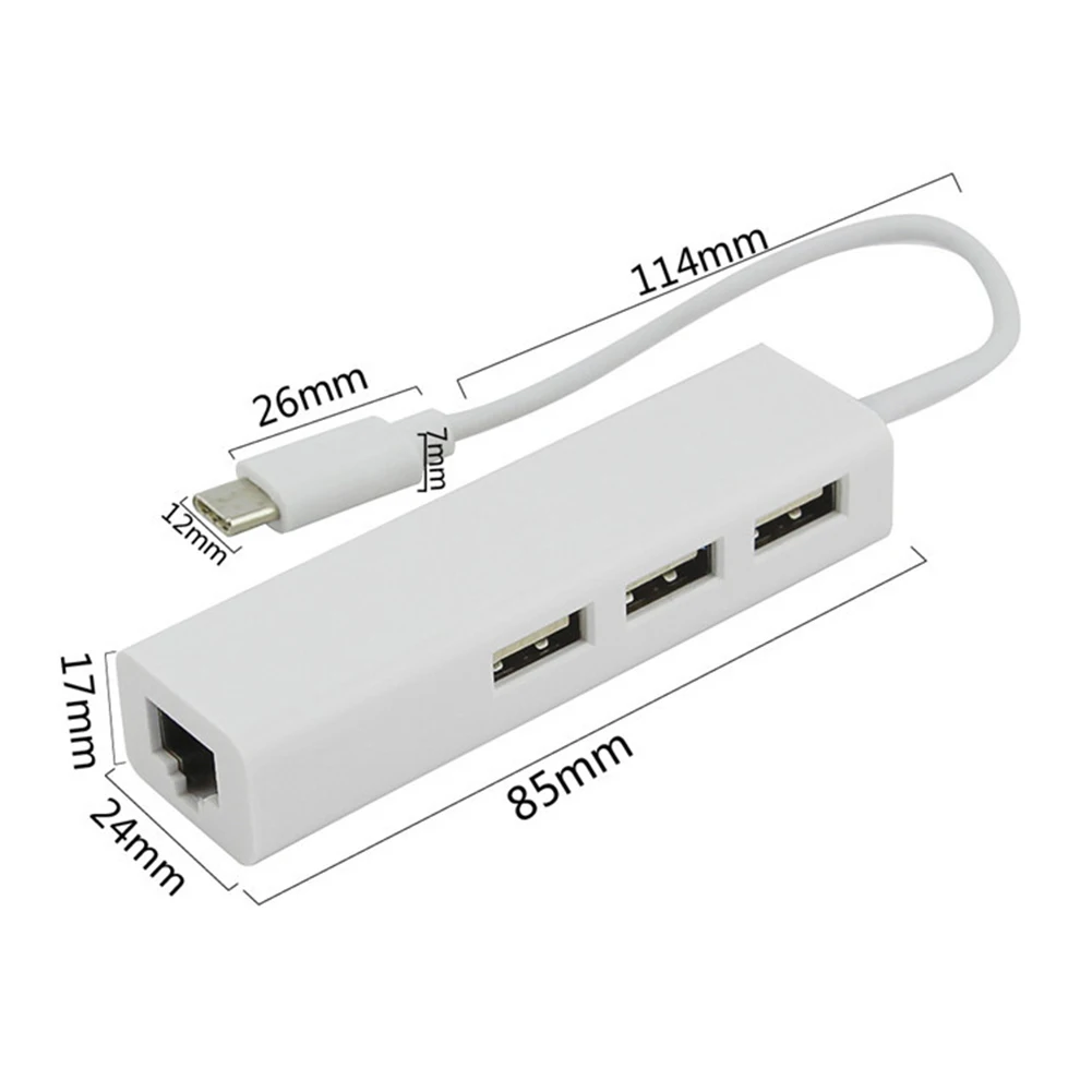 USB-хаб с 3 портами USB 1 Type-C на 0 | Компьютеры и офис