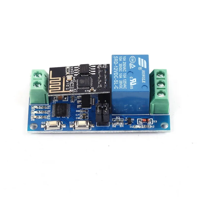 DC 12V ESP8266 1 бит WI-FI триггерный релейный модуль IOF интеллигентая (ый) Главная