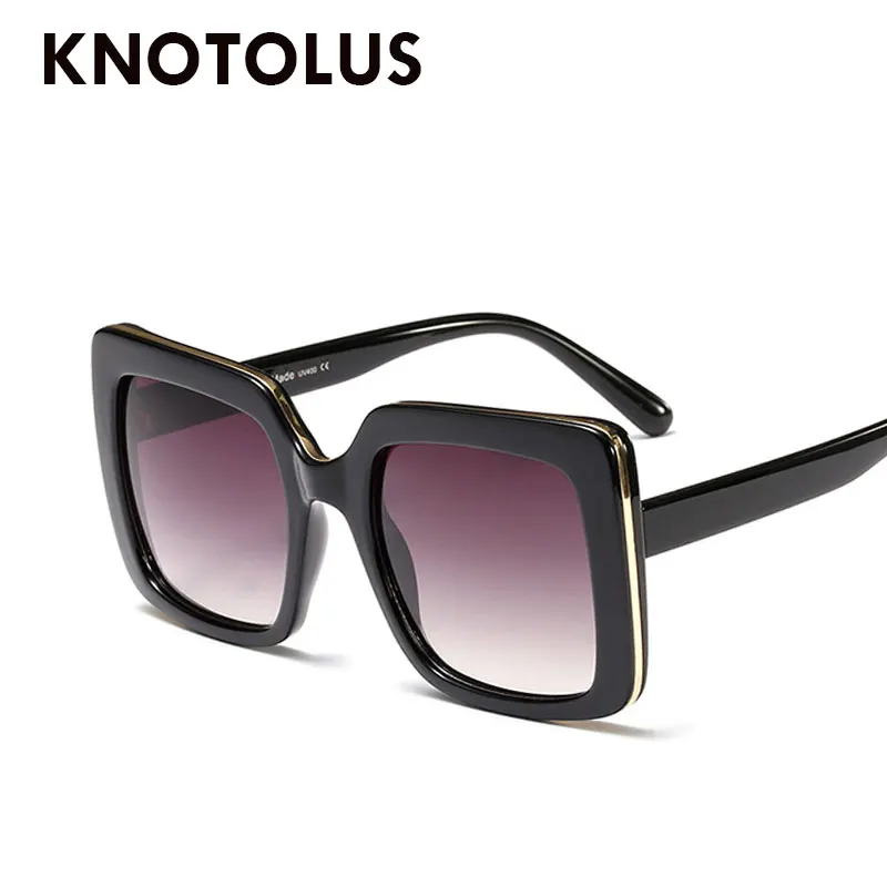 Knotolus 2019 квадратные женские Солнцезащитные очки Модные оттенки UV400 Винтаж Мужские