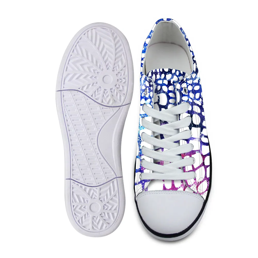 Jackherelook 3D плед печатных Для мужчин осень Повседневное парусиновые белые обувь с