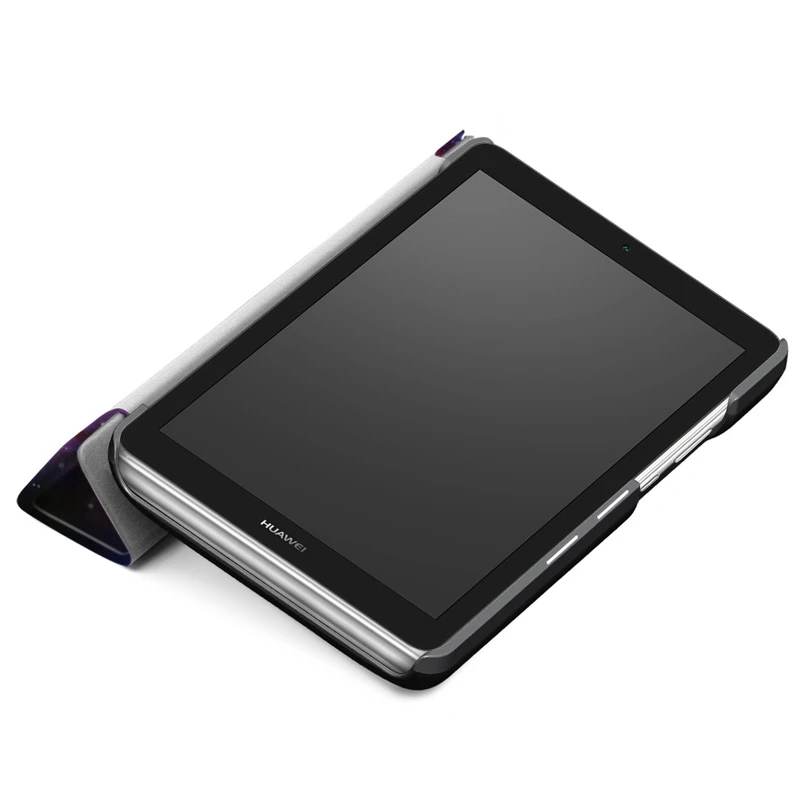 Умный чехол из искусственной кожи для huawei MediaPad T3 7,0 BG2-W09, чехол для планшета Honor Play Pad 2 7,0, чехол для планшета+ пленка+ ручка