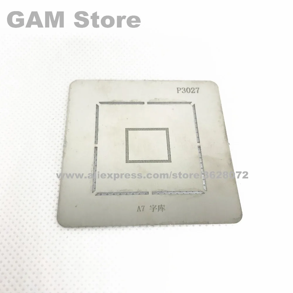 

A7 RAM BGA Stencil For iPhone 5S Top Layer IC Reballing Chip Pin Soldering BGA Direct Heating Template Tin Plant Steel Net P3027