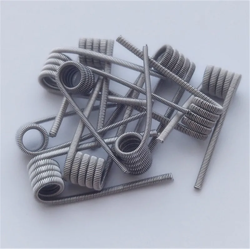Nigel 10 шт. катушки провода намотки готовые катушки Twisted Clapton Alien Hive Quad плавленый Claoton для DIY RDA RBA RTA RDTA Атомайзер