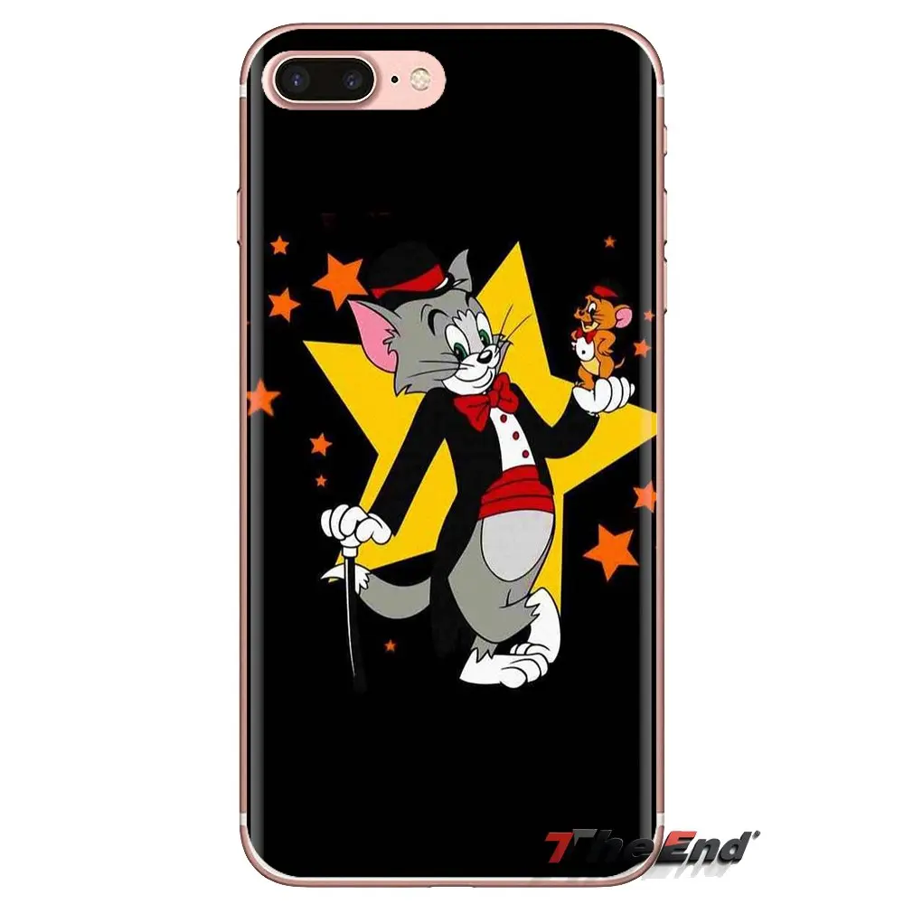 Мультяшный том Кот и Джерри мышь для Xiaomi Mi4 Mi5 Mi5S Mi6 Mi A1 A2 5X 6X 8 9 Lite SE Pro Max Mix 2 3 2S