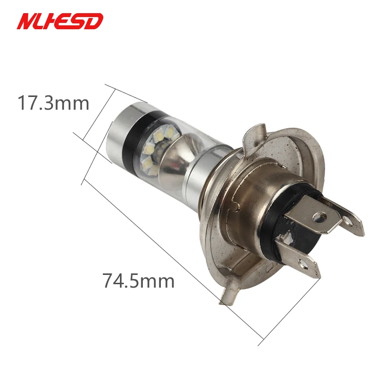 Из 2 предметов 100 W H4 светодиодный лампы 20 SMD автомобилей Противотуманные фары 12 V-24
