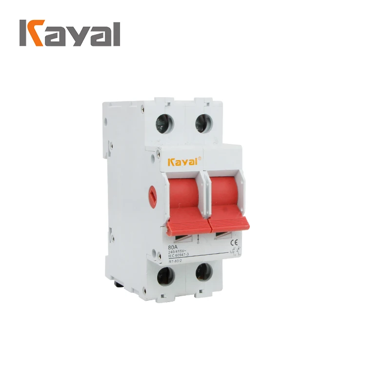 Genuinel Kayal Новый L7 домашний автоматический выключатель 1 2 3 4 P Тип C Мини 63A 6a