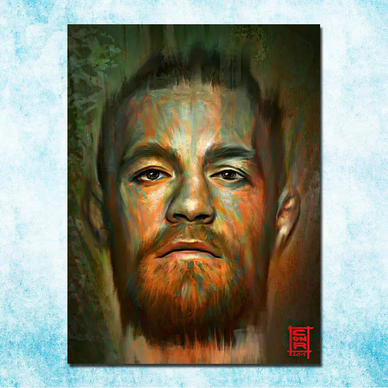 Конор Макгрегор ММА UFC Fight Бокс Чемпион Книги по искусству Шелковый Холст плакат 13x18 32 х 43 дюймов изображение для Room Decor-23