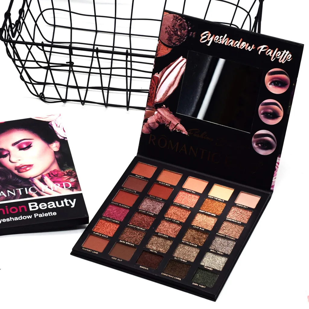 Романтическая птица 30 цветов палитра теней для век профессиональная подсветка