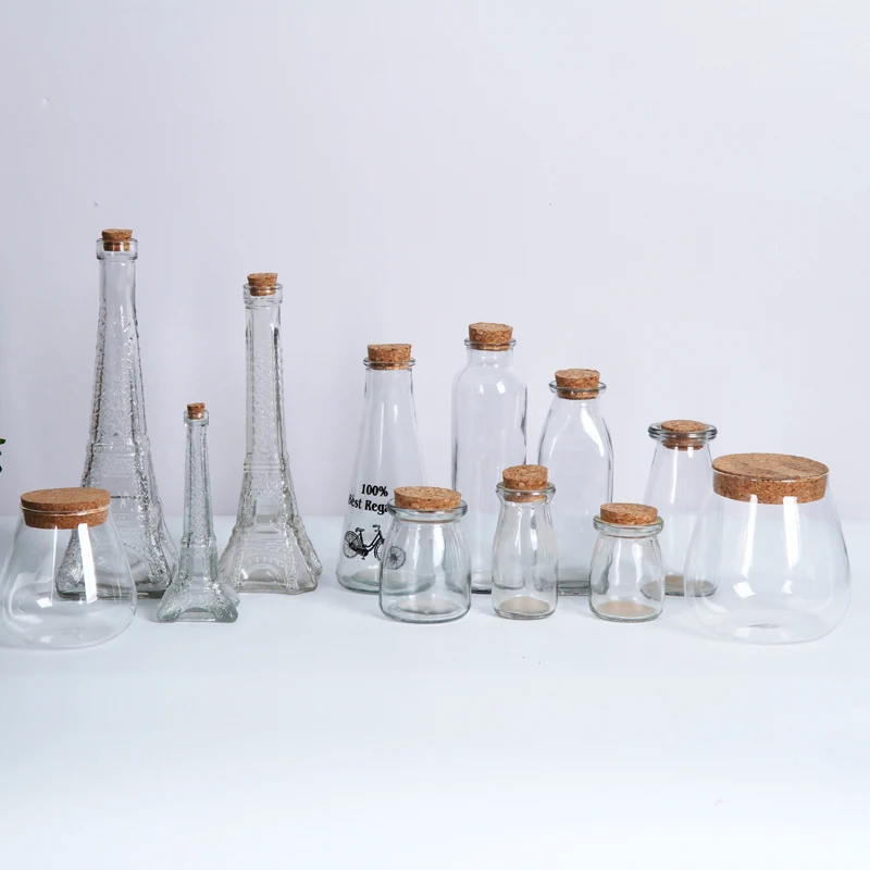 Прозрачный Стекло вазы дома деко Хрустальная ваза для продажи обеденный стол с