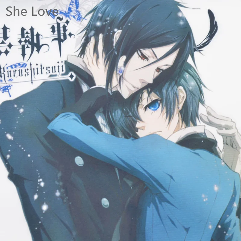 Японское аниме Черный Дворецкий Kuroshitsuji живопись Висячие Настенные свитки