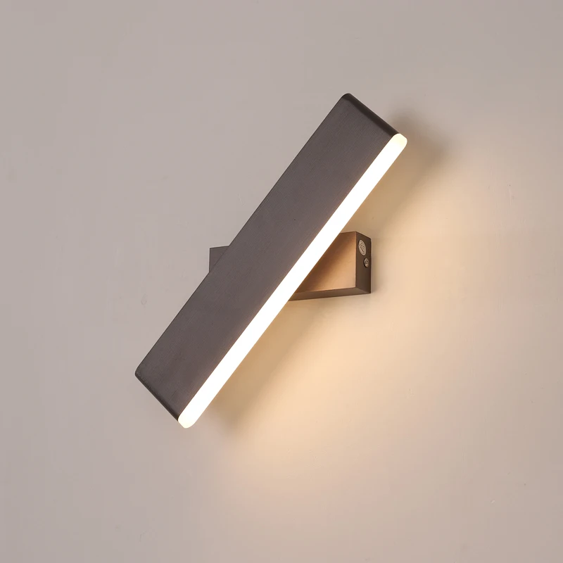 

Modern Simple Brown/White Rotation LED Wall Lamp For Bedside Living room Bedroom Aisle 6w 8w Wall Lights AC85-265V sconce Lamp