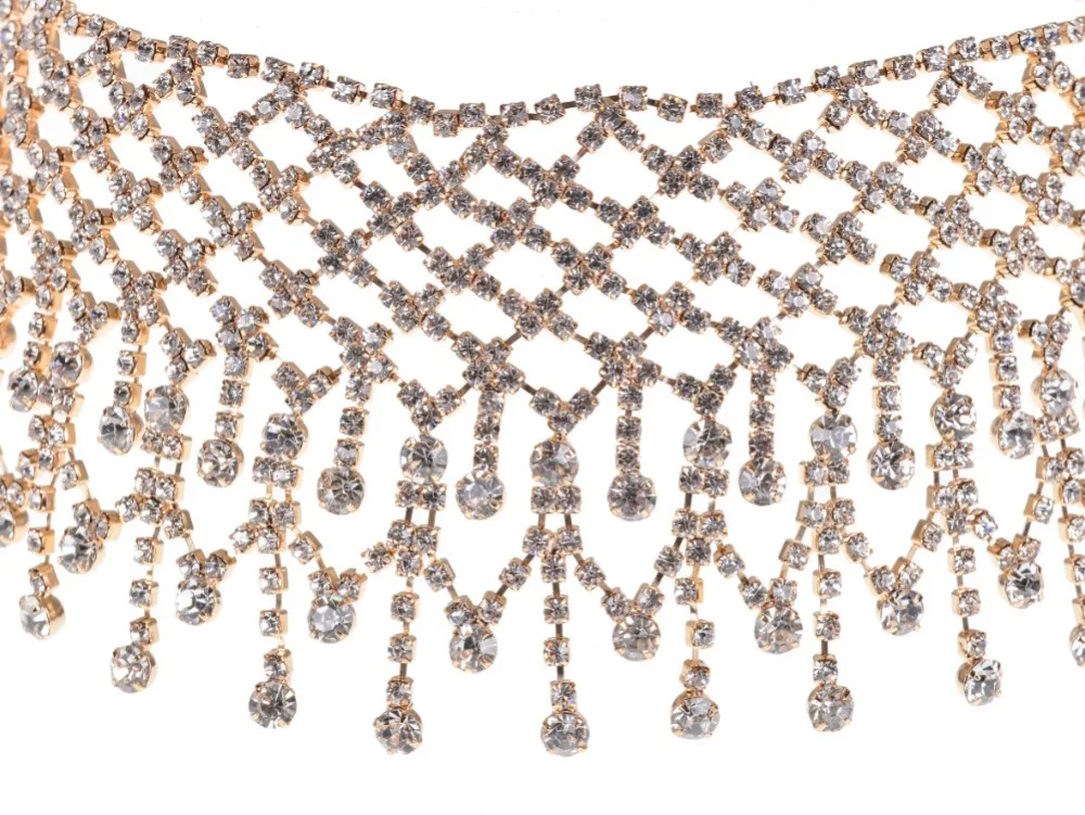 Collier Femme трендовые массивные ожерелья с кристаллами Подвески женские летние ювелирные изделия колье ожерелье украшения коларес Свадебные украшения