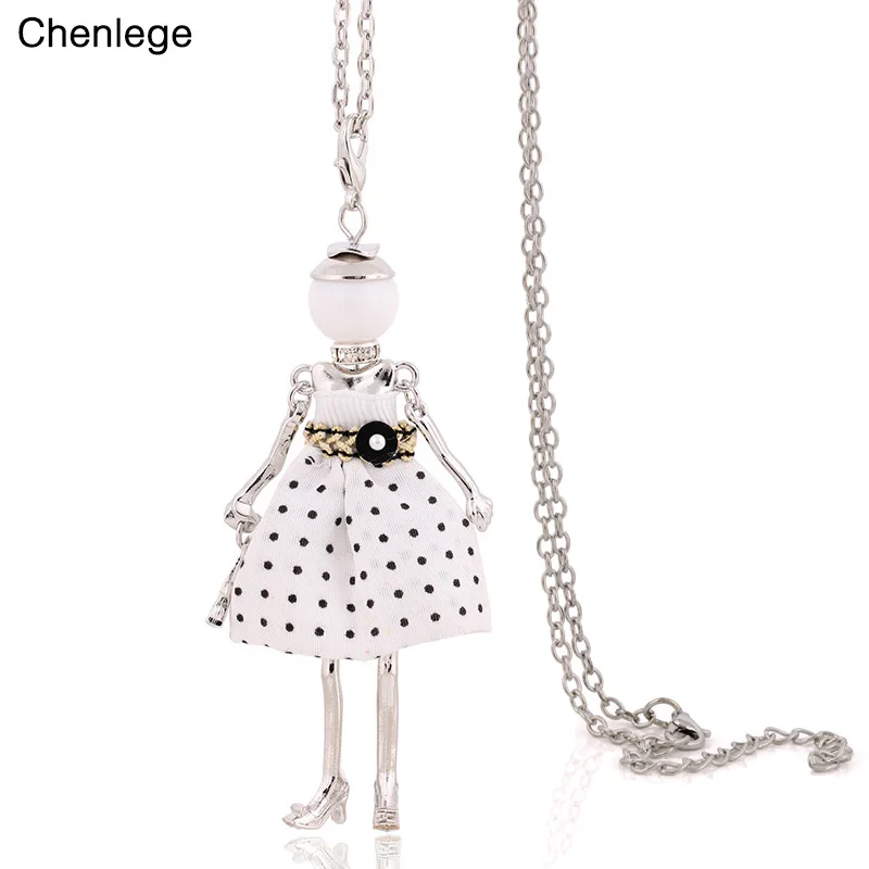 Новое поступление модное Кукольное ожерелье кулон для женщин Очаровательное