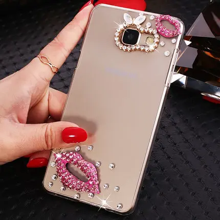 Роскошные 3D diamond чехол для Samsung Galaxy S2 S3 S4 S5 мини A3 A5 A7 S6 S7 S8 S9 плюс J1 J2 J3 J5 J7 2016 2017