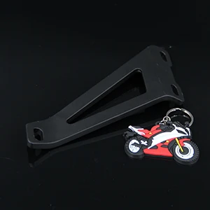 Black Для Kawasaki ZX6R ZX 6R ZX-6R 1998-2006 1999 2000 2001 2002 2003 2004 2005 черный и хром Мотоцикл выхлопной подвесной кронштейн - Цвет: Black