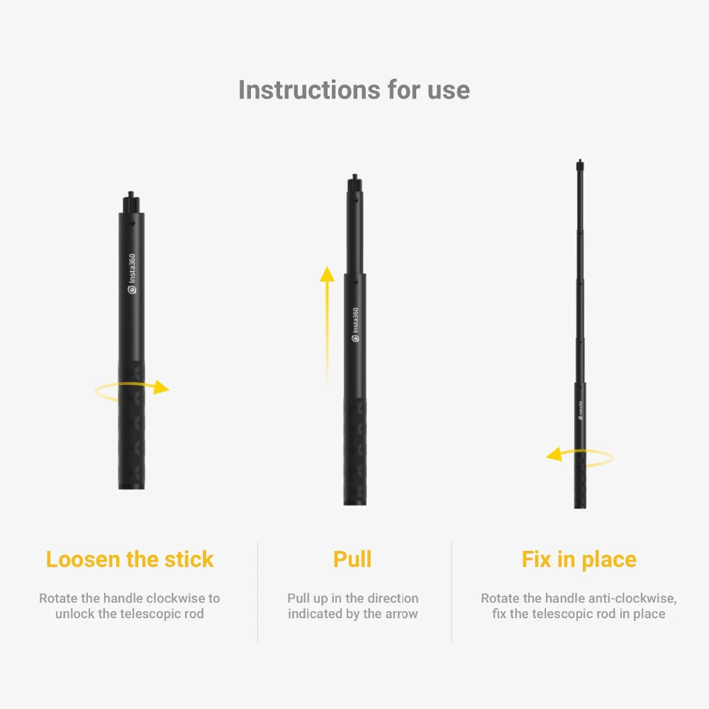 Insta360 невидимая селфи палка 1/4 винтовой порт для Insta360 ONE X 360 камеры