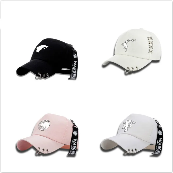 Игра престолов Старк диревольф Мужская бейсболка OHCOMICS Таргариен хип-хоп