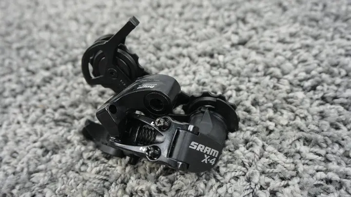 Задний переключатель передач SRAM X4 для велосипеда 7/8 скоростей средний черный