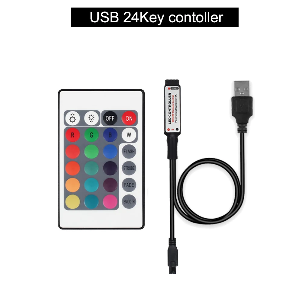USB LED RGB контроллер Bluetooth app управление музыкальный для 5 в Светодиодная лента 5050