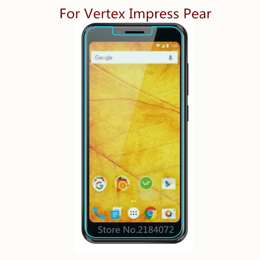 9H 2.5D Защитное стекло для экрана Vertex Impress Pear закаленное смартфона Передняя пленка