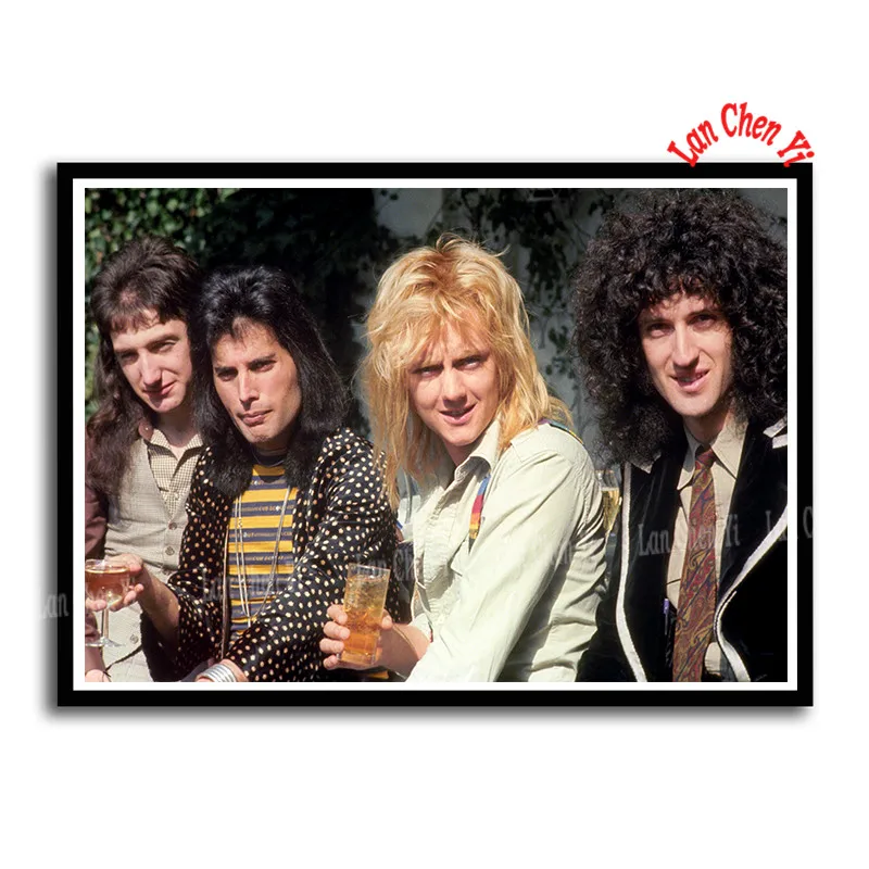 Queen Rock band бумажные плакаты с покрытием, домашний Декор, живопись, настенные Стикеры, бумажные плакаты 42*30 см