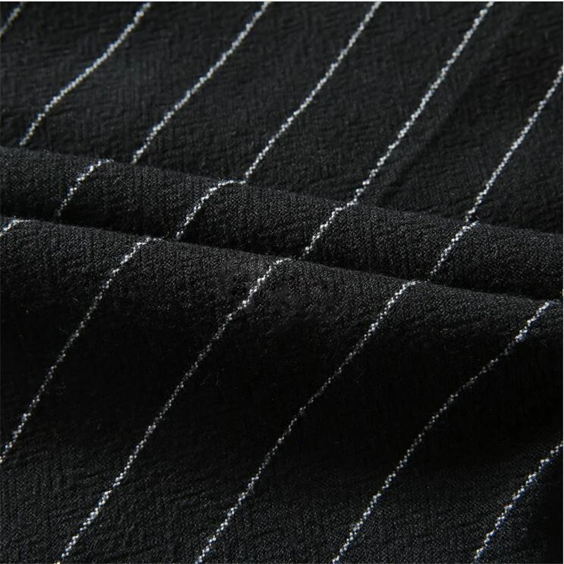 

New Summer European And American Style Male Harem Pants Loose Cotton Striped Casual Harem Pants Fashion Brand Nine Pants A3844