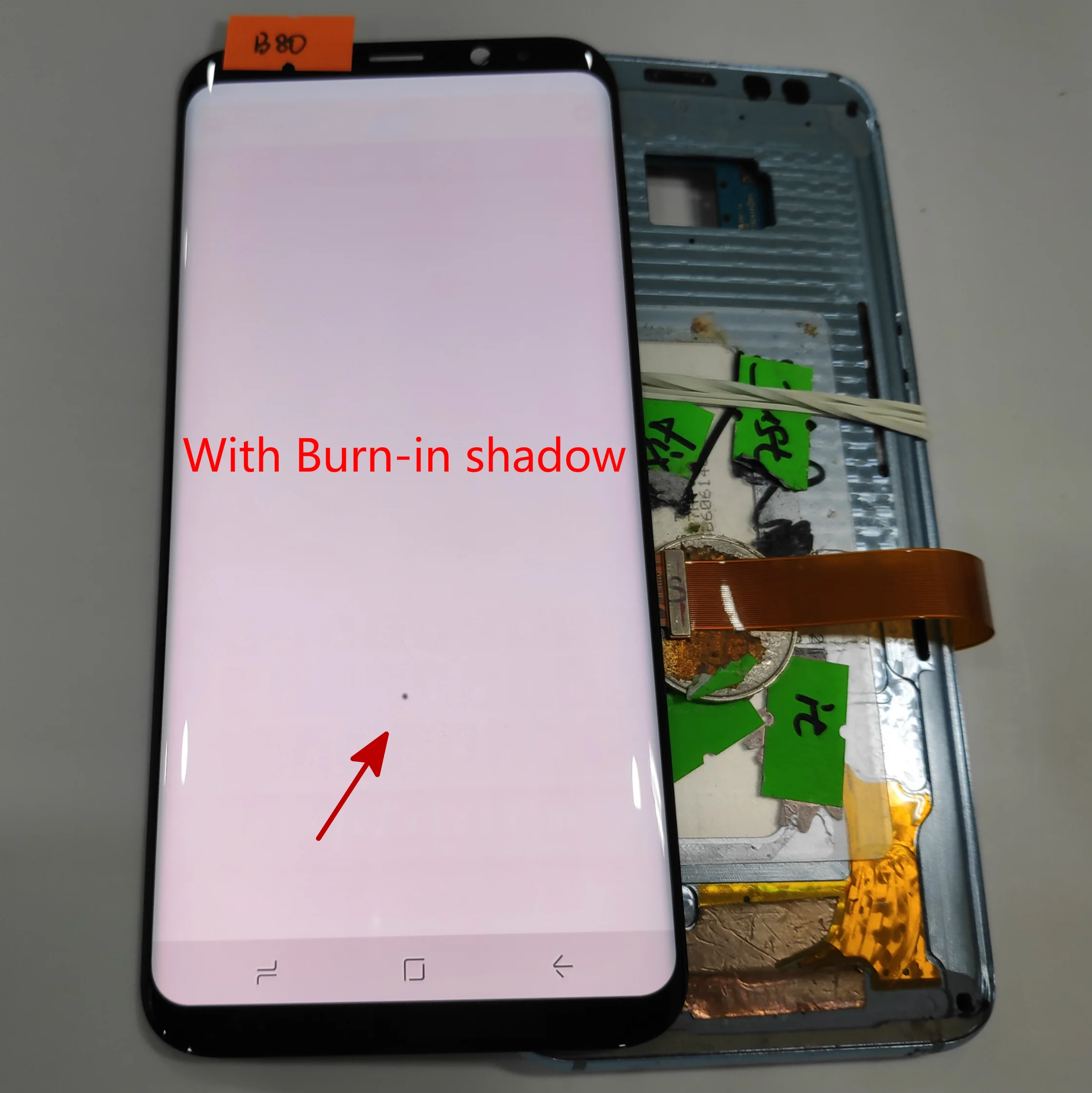 S8 plus lcd NO. B80 для samsung Galaxy + G955F G955A G955FD дефект ЖК дисплей с сенсорным экраном