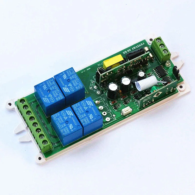 AC85v ~ 250V 110V 220V 230V 4CH RF беспроводной пульт дистанционного управления релейный