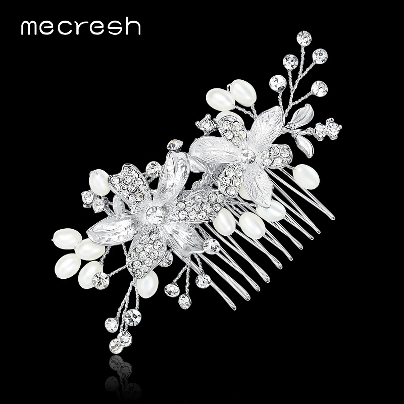 Свадебные аксессуары для волос в европейском стиле с искусственным жемчугом и