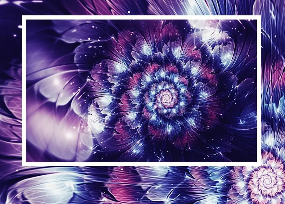 Пользовательские Современные 3D обои цветочный узор ослепительные для стены фото