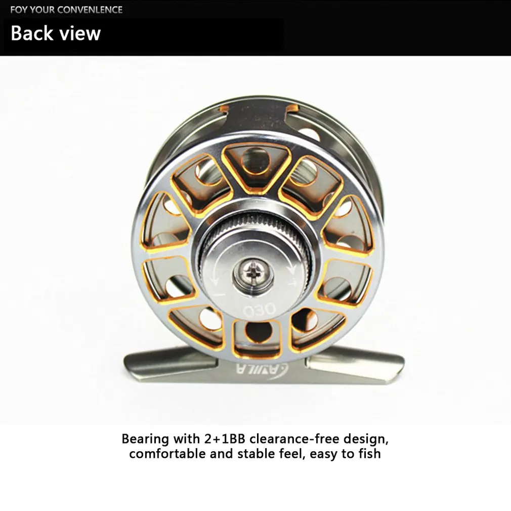 Цельнометаллический для ловли нахлыстом перед подледной рыбалкой среднего