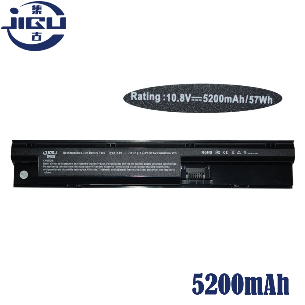 JIGU 6-ячеечный Аккумулятор для ноутбука HP Probook 440 445 450 455 470 FP09 FP06 H6L26AA H6L27AA HSTNN-LB4K 707617-421