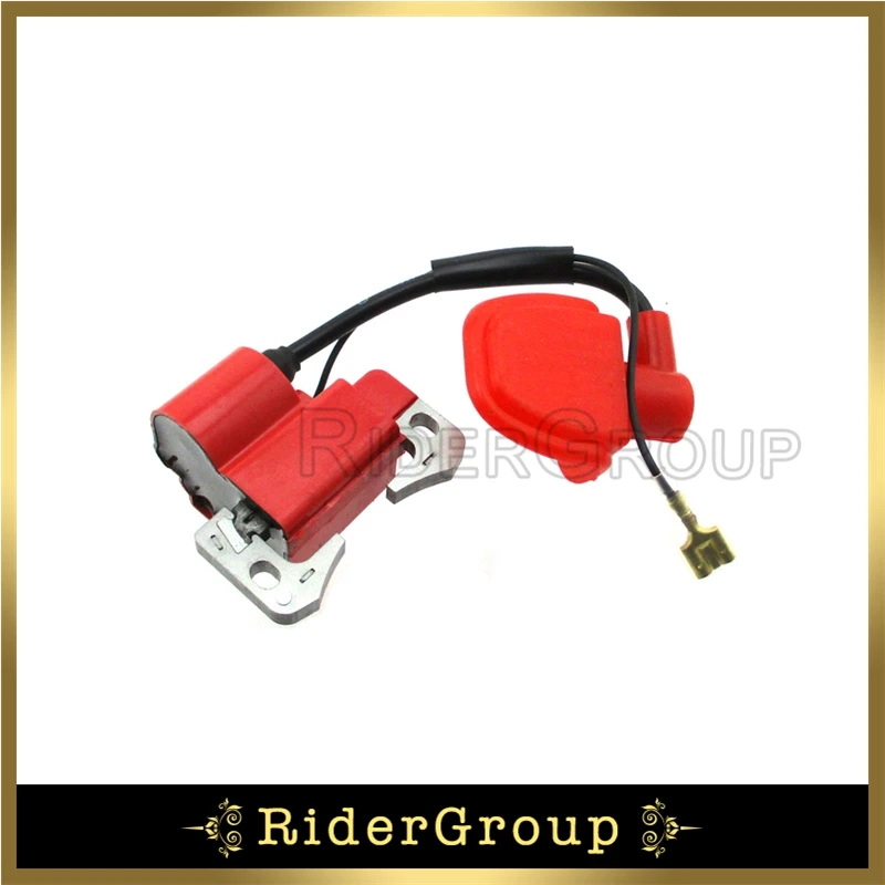 Красная гоночная Катушка зажигания для 2 тактного двигателя 47cc 49cc мини мотоцикла