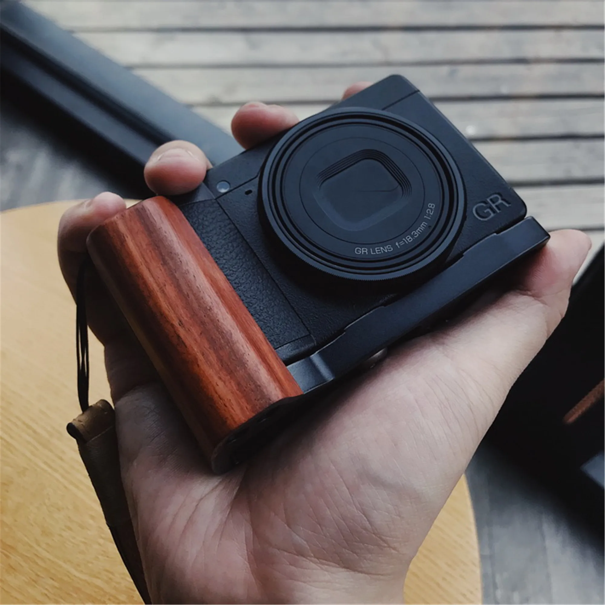 Деревянная рукоятка с алюминиевой основой для Ricoh GR3 GRIII|Моноподы| |