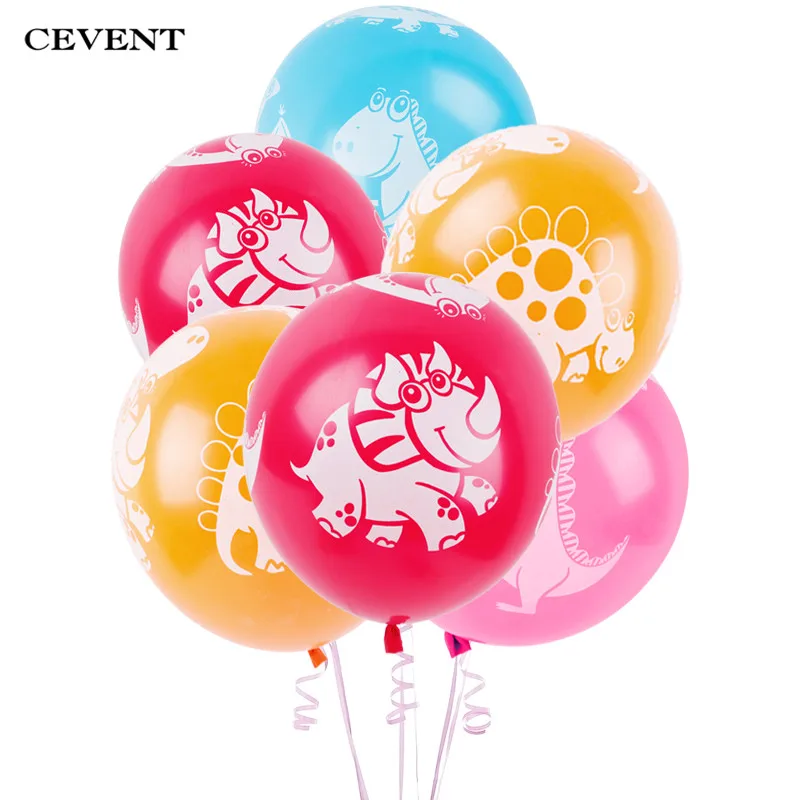 CEVENT 10 шт./компл. 12 дюймовые шары динозавра утолщенные детские игрушечные