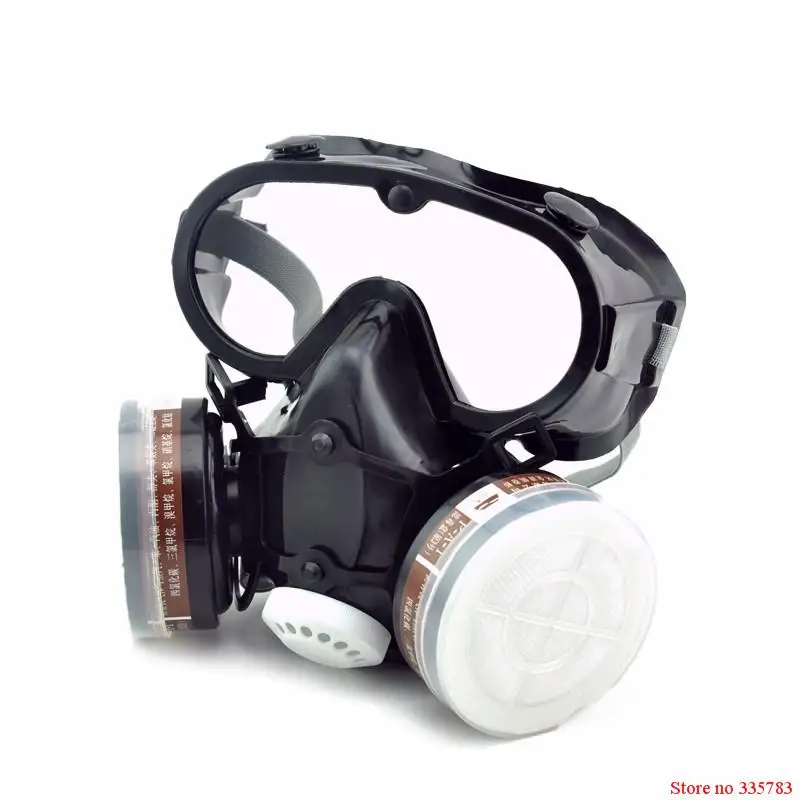 Респиратор Пылезащитная противогаз с очками принадлежности для защиты от