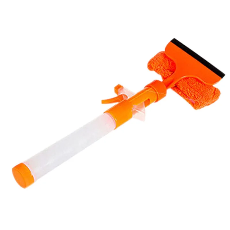 Window Glass Cleaning Scrubber Long Hand Cleaner Brush For Washing Windows Plastic Spray Water Household Multifunction F1227 - Цвет: as picture