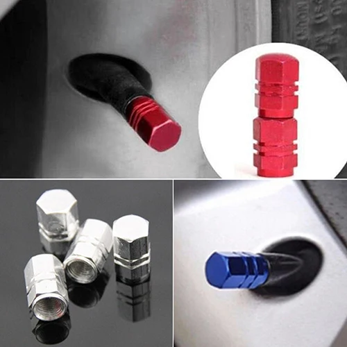 Necessity 4Pcs Aluminum Tire Wheel Rims Stem Air Valve Caps Tyre Cover Car Truck Bike | Автомобили и мотоциклы