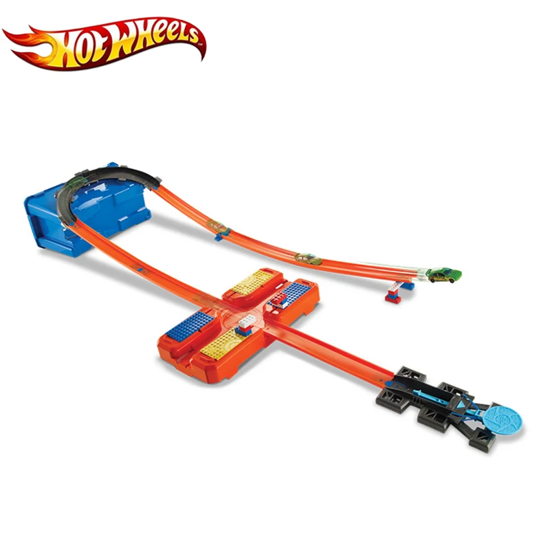 Hot Wheels автомобильный трек игровой набор пластиковый многофункциональный ящик