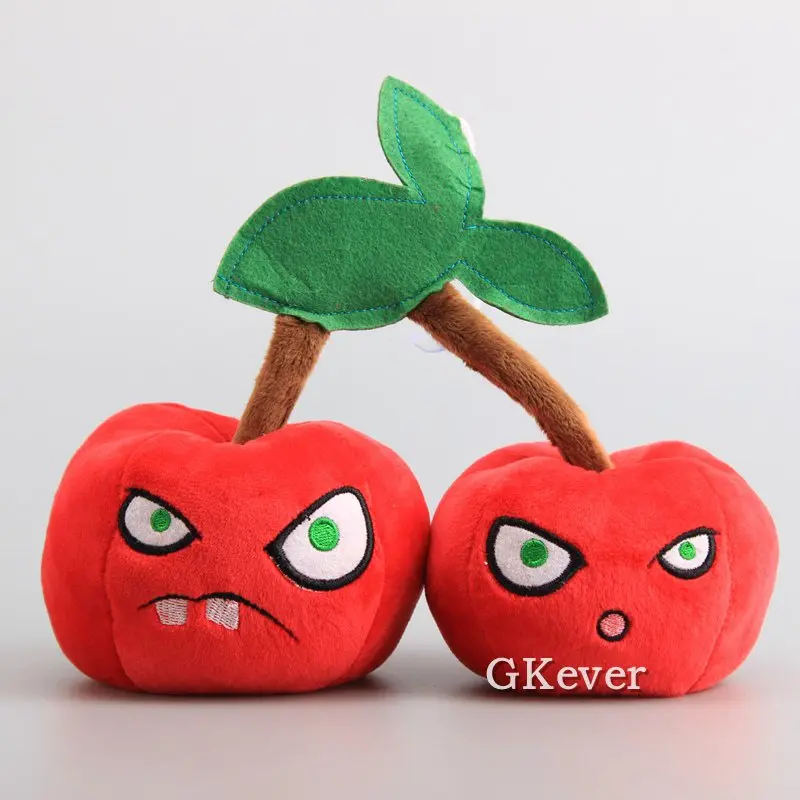 Cherry Bomb Горячая 14 видов стилей Зомби Фигурки растения плюшевые мягкие игрушки куклы - Цвет: Cherry Bomb