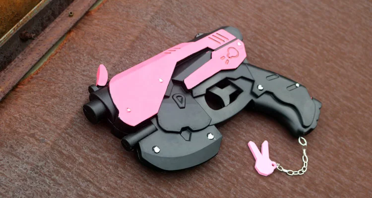 Игра Аниме OW реквизит для косплея D. va аксессуары для косплея DVA реквизит для косплея игрушка из ПВХ пистолет Кепка оружие 27 см* 19 см