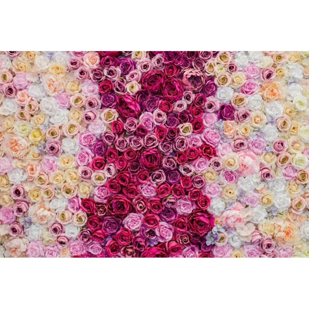 Laeacco цветы кластер Роза свадебные фотографии фоны для детской портретной стены