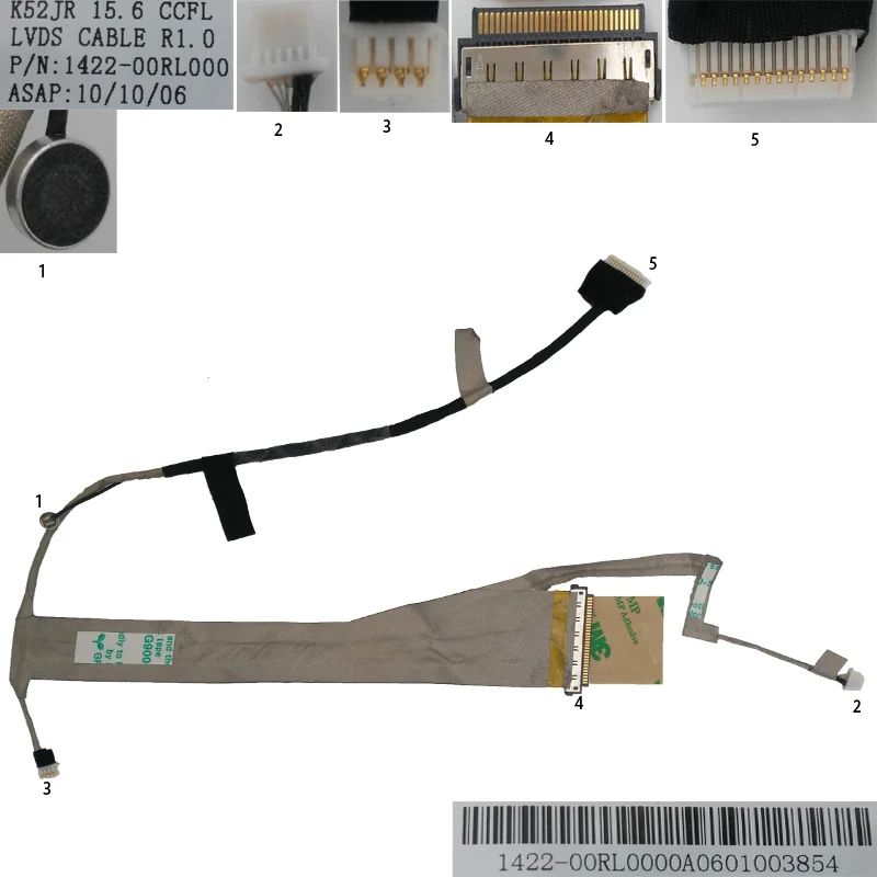 

ASUS K52 K52D K52J K52F K52N K52JR A52N A52J X52 X52F LCD , 1 PN:1422-00RL000